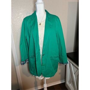 Vintage 1980’s Gina Peters oversized green blazer - medium
